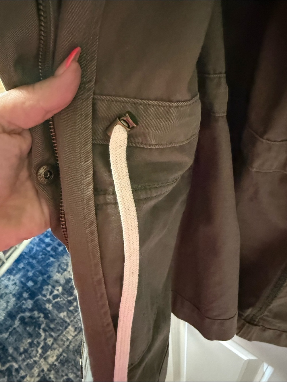 Able Olive Green Utility Jacket - Picture 5 of 5